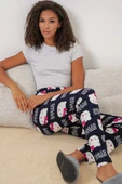 4323 Desenli Pijama Altı - A.Lacivert - 1