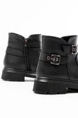 508-3037 Siyah Toka Aksesuarlı Fermuarlı  Günlük Kadın Bot thumbnail 4