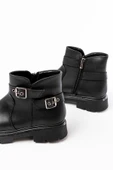 508-3037 Siyah Toka Aksesuarlı Fermuarlı  Günlük Kadın Bot thumbnail 5