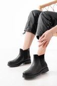 165-230 Siyah Lastikli Günlük Kadın Bot thumbnail 2