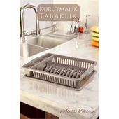 Bulaşık Durulama Sepeti Tabaklık Bulaşık Kurutmalık KAHVE Alessi - 2