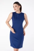 Bisiklet Yaka Kadın Mini Elbise - 5