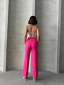 Palazzo fuşya pantolon thumbnail 2