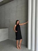 Salaş keten elbise thumbnail 5