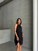 Salaş keten elbise thumbnail 1