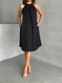 Salaş keten elbise thumbnail 7