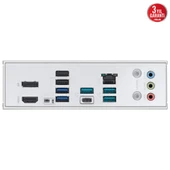 ASUS  B850 MAX GAMING WIFI W, 4xDDR5, 3x M2, HDMI, DP, Type-C, Wi-Fi 6E, Bluetooth v5.3, AM5 Soket GAMING BEYAZ Anakart thumbnail 5