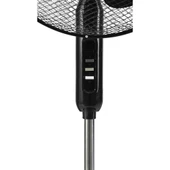 EVEREST  FAN10, SIYAH, EcoWind, 3 Kademeli Hiz, 40cm 3 Biçak Pervane ve Çerçeve, 45W, Otomatik Salinim, Yükseklik Ayarli Vantilatör - 4