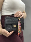 Jisse siyah cilt çanta thumbnail 1