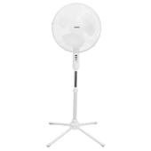 EVEREST FAN10, BEYAZ, EcoWind, 3 Kademeli Hiz, 40cm 3 Biçak Pervane ve Çerçeve, 45W, Otomatik Salinim, Yükseklik Ayarli Vantilatör - 1