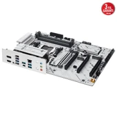 ASUS  B850 MAX GAMING WIFI W, 4xDDR5, 3x M2, HDMI, DP, Type-C, Wi-Fi 6E, Bluetooth v5.3, AM5 Soket GAMING BEYAZ Anakart thumbnail 4