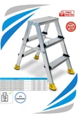 SÖZBİR 3+3 GOLD ÇİFT ÇIKIŞLI ALÜMİNYUM MERDİVEN - 1