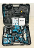 Kimmer plus 21v Akülü 5'li Set Kırıcı Delici Hilti Taşlama Somun Sıkma Akülü Vidalama Budama - 1