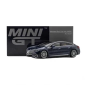 Nessiworld Mini GT 1:64 Mercedes-Benz EQS 580 4MATIC Blue Metallic - 4