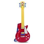 Nessiworld Elektronik Tuşlu ve Telli Askılı Kırmızı Gitar - 1