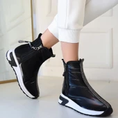 Riyne Siyah Paraşüt Fermuarlı Bot thumbnail 4