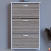 Modilayn WEST Asma Antre 72x116x 26 cm’ lik 3 Düşer Kapak 6 Göz Bölmeli Ayakkabılık - 1