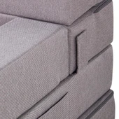 Homedius Melisa Çift Kişilik Katlanır Yatak Katlanır Koltuk  Bej Çift - 11