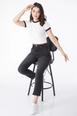 Slimfit mom jeans pantolon - 3