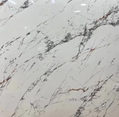 Beyaz Mermer Desenli Yapışkanlı Kaplama Kağıdı  Büyük Boy 5 Metre - 1