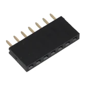1x7 Pin Dişi Header Konnektör 2.54mm 180° 180C Ph:8.5mm - 440 Adet thumbnail 3