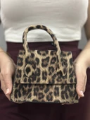 luxe leopar cilt çanta - 4