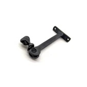 Antika Tarz Dekoratif Pirinç Kafalı Panjur Stoperi - 105x55 Mm, Oksit - 1