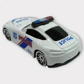 Metal Mini Polis Arabası  8 cm - Polis - 8 - 3