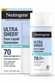 Neutrogena Ultra Sheer SPF70 Mineral Yüz Güneş Kremi 40ML - 1