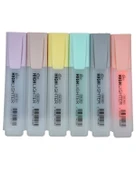 Cengo 6lı Fosforlu Kalem Morandi Renkler CGO802 - 2