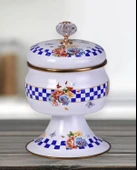 Pr Home Allegro Emaye Ayaklı Şekerlik - 1