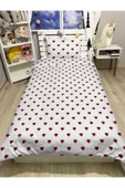 Pusula Home Tek Kişilik Kalpli Nevresim Seti - 3