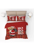 yok yok evim eve dair her şey Yılbaşı Temalı Noel Desenli Çift Kişilik  Nevresim Seti - 5