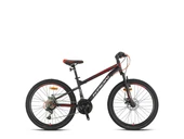 VORTEX 4.0 - 26 MTB - 14' - 21 Vites - M.DISC - Mat Siyah-Gri/Kırmızı - 1