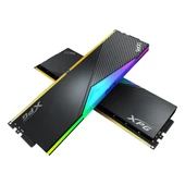 XPG Lancer RGB AX5U6400C3232G-DCLARBK 64GB (2x32GB) DDR5 6400MHz CL32 Masaüstü Bellek thumbnail 2