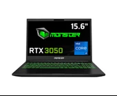 Monster Abra A5 V20.6 i7 13620H 16 GB 500 GB SSD 4 GB RTX3050 15.6" Dos Dizüstü Bilgisayar - 1