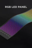 Rp1259 Led Matrix Panel 16x96cm Telefon Kontrollü Kayar Led Animasyon Aydınlatma - 5