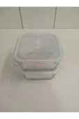 LAV FEYZADE Fresco Cam Kilitli Saklama Kabı 2’li Set 1150cc KARE (FRS-249) - 1