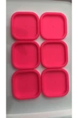 LAV 6 ADET Yedek Saklama Kabı Kapağı Pembe 6 Lı -270 Cc - 2