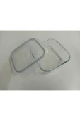LAV FEYZADE Fresco Cam Kilitli Saklama Kabı 3’lü Set 1150cc KARE (FRS-249) - 7