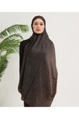FEYZADE Sena Scarfs CARDİON BOTANİK DESEN AĞAÇ KABUĞU ŞAL 75x180 - 4