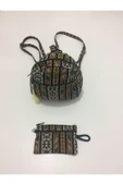 FEYZADE Yöresel Desenli Bebe Sırt Çanta Ve Cüzdan Set - 4
