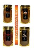 RK Baharat 4’lü Baharat Paketi Ürünler 70 Gramdır (KAJUN,KÖFTE BAHARATI,PUL BİBER,KARABİBER) - 1