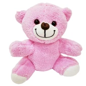 Sevimli Peluş Pembe Ayıcık - 1