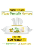 Turco Doğadan Pratik Yüzey Temizlik Havlusu Limon 8x100 (800 Yaprak) - 1