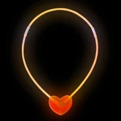 Nessiworld Karanlıkta Yanan Glow Stick Kalp Şekilli Kolye 6 Renk 6 Adet - 3