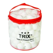 Nessiworld T-813A Trix Pinpon Topu Beyaz 100 Adet -Dinamik Oyuncak - 1