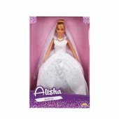 3381 SUN-RST-SIS-Gelinlikli Manken Bebek Alisha 29 cm - Sunman - 1