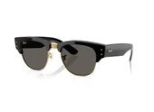 Ray-Ban Mega ClubMaster ASAP Rocky Özel Koleksiyon Güneş Gözlüğü 0RB0316S Black On Gold Dark Grey 53 Ekartman 6826J5 - 7