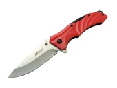 4312 Kırmızı Kamp Çakı 20cm - Yarı Otomatik, Kemerlikli - 1
